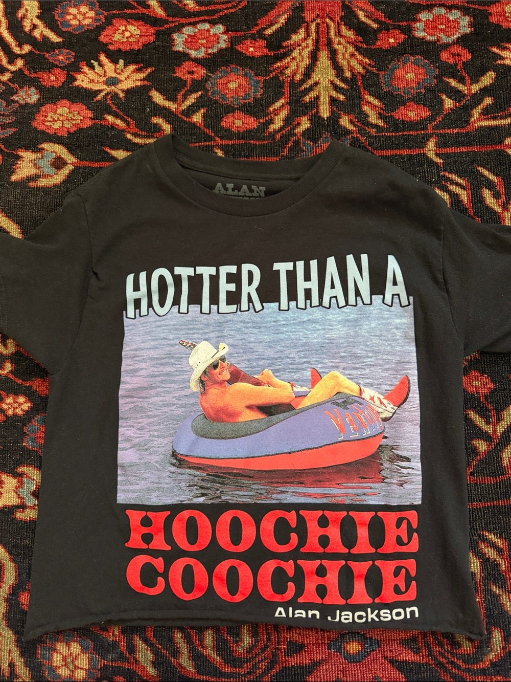 JACKSON Black 'Hotter Than A Hoochie Coochie' Swim Tee